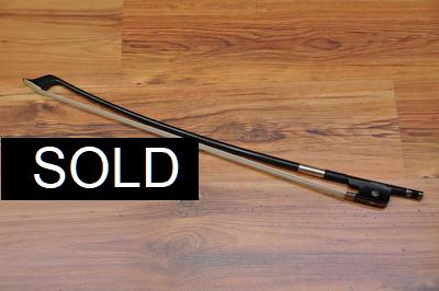 Double bass bow by Carbondix. Fibre. Freng Frog (used)